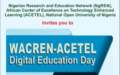 WACREN-ACETEL Set to Hold Digital Education Day