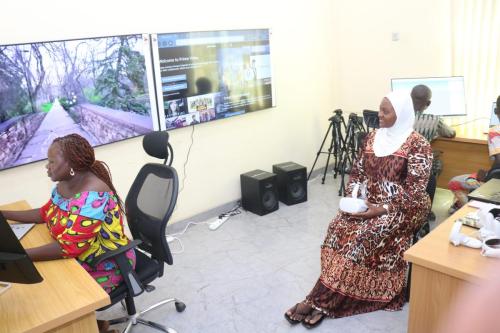 Students in virtual reality Lab